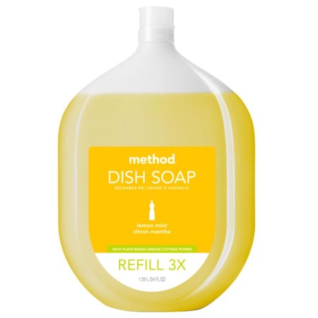 METHOD Lemon Mint Scent Liquid Dish Soap Refill 54 oz 328100